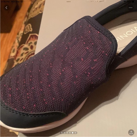 Vionic Sky Roza Navy Sneaker 7.5 Wide - Picture 6 of 6